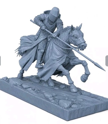 Scale mounted crusader - 1:16,