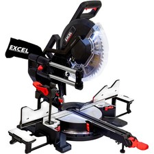 Excel 305mm Sliding Mitre Saw with LED Light & 80T Blade 240V/2000W