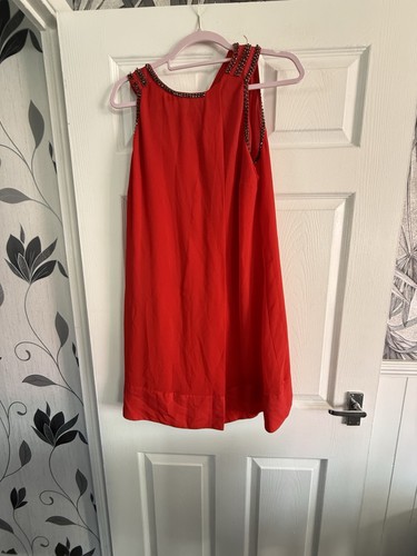 Red coast dress - red,