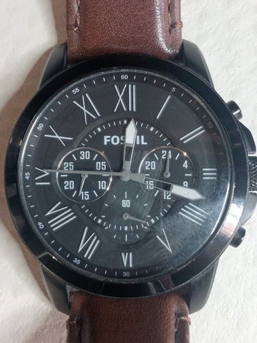 Mens fossil chronograph watch - chronograph,
