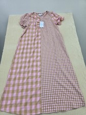 Vila pink beige - vila, gingham