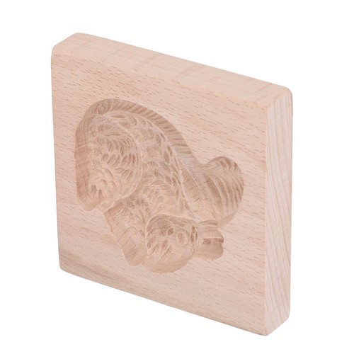 Squirrel wooden cookie mould - wooden,