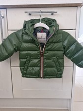 Moncler Kids Baby Green Down