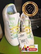 J Uk4 adidas Sneakers Shoes Stan Smith Tinker Bell Disney White Leather