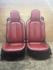 MAZDA MX5 MK3 NC RED/BLACK LEATHER SEATS/DOOR CARDS (LAUNCH EDITION)