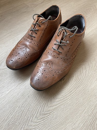 Topman brogue tan brown 100 - topman, 100%