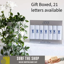 Letter Initial Monogramed Mens