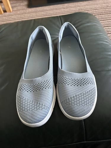 Grey canvas shoes size 6 - grey,