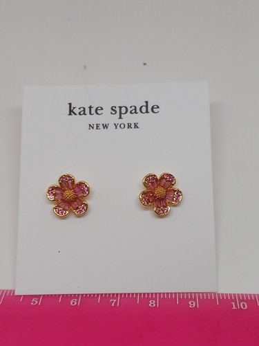 Kate spade red flower - flower, stud