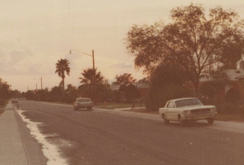 1970s street scene classic - scene,