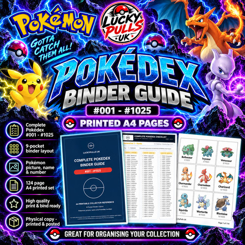 Pokémon pokédex binder guide - pokémon,