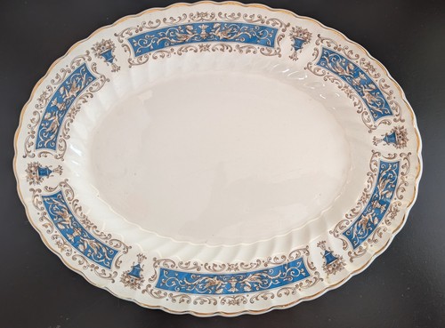 Pair myott rialto blue oval - myott,