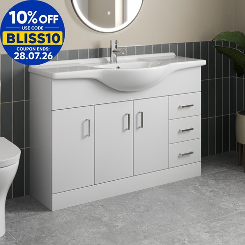 Freestanding vanity unit basin - unit,