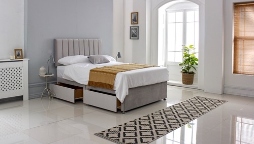 Memory foam divan bed - memory,