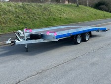 Twin Axle Car Transporter Trailer 4,5m x 2,1m 2700kg 14,7ft x 6,8ft
