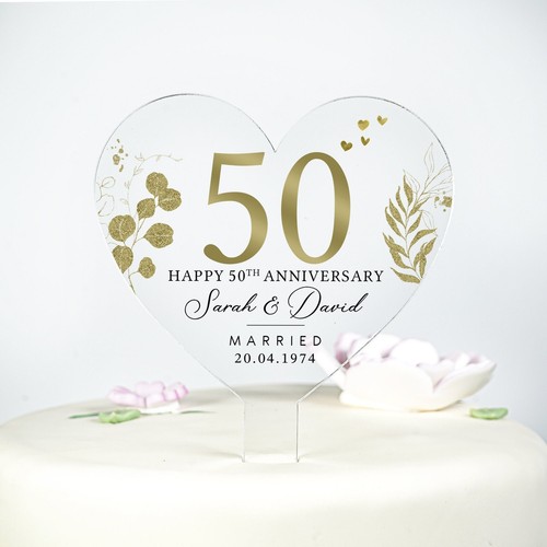 Personalised 50th anniversary - 50th,