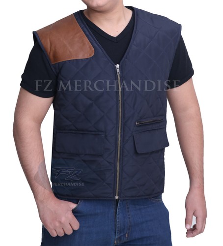 The walking blue vest - walking,