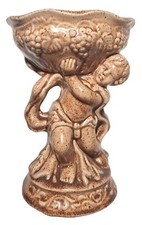 Royal Wessex Brown Glazed Cherub Keys, Change, Bon bon or pot pouri dish in VGC.