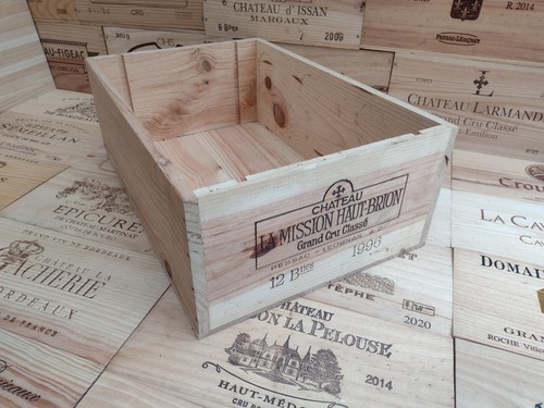 Wooden wine box crate - wooden,
