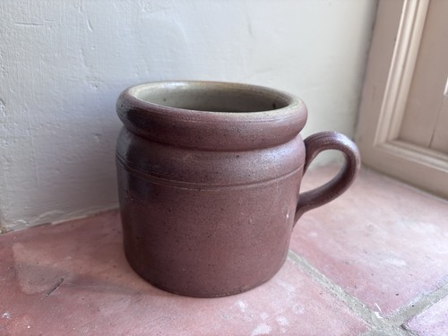 French confit pot - vintage, salt