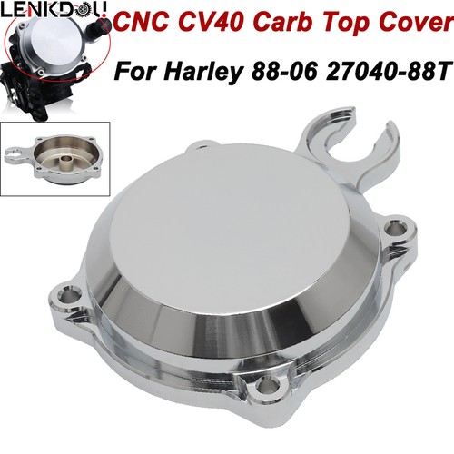 Chrome cnc cv40 carburetor top - chrome,