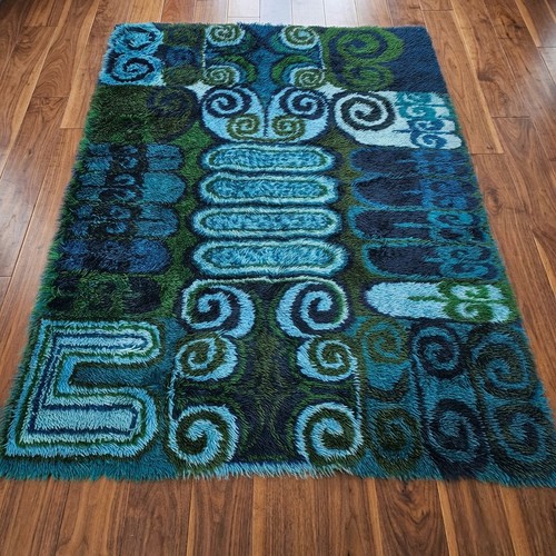 Vtg rya rug - leena, kaisa
