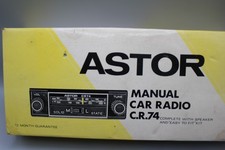 Astor Manual Car Radio Old