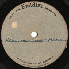 BOB DYLAN Absolutely Sweet