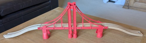 Wooden railway train - , track