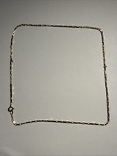 9ct Yellow Gold Link Chain Choker Necklace