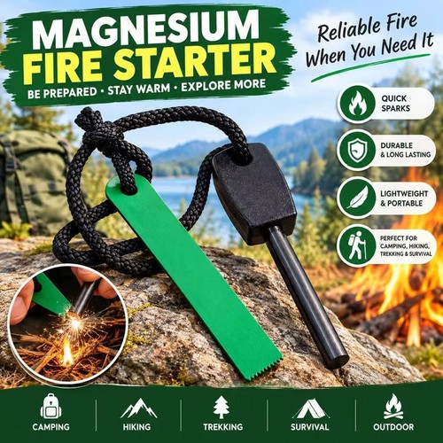 Flint steel magnesium - steel, ferro