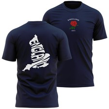 England Silhouette Mens T Shirt shirt Rugby Country Him English Rose Tee Supp...