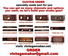 Summing Box - I Build Your Unique Analog Studio Gear - AS YOU WANT!