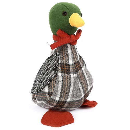 Duck door stop 28cm mallard - door,