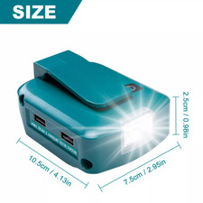 Dual USB Power Source Charger