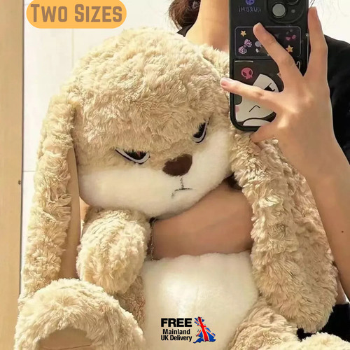 Grumpy rabbit plush toy - plush,