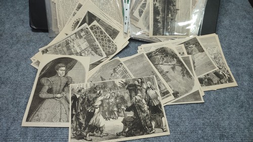 Antique victorian prints - antique,