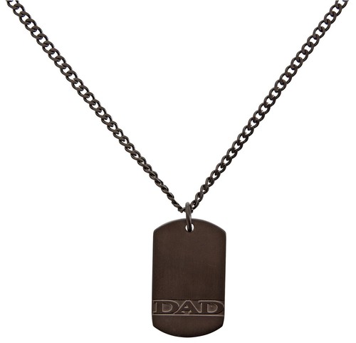 Dad curb chain necklace - dad,