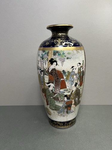 Antique japanese satsuma vase - japanese,