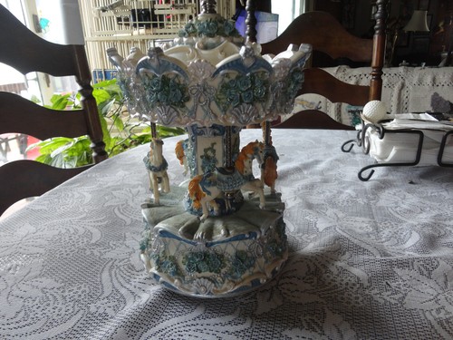 Victorian style blue roses