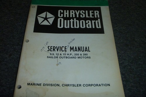 1979 chrysler 15 hp 250 - 1979, 12