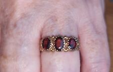 Antique gold garnet ring 