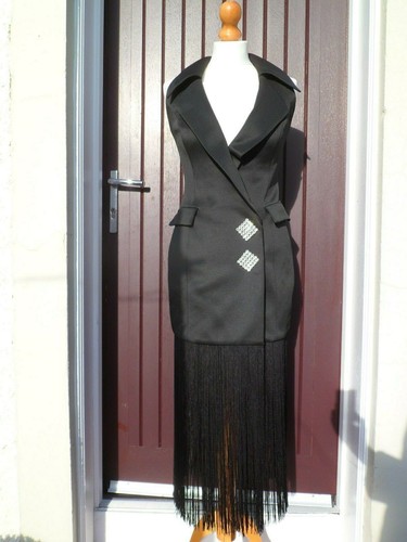Showstopping black fringed - black,