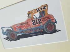 brisca f1 stock car  print of FRANKIE WAINMAN 212 1979 shale car