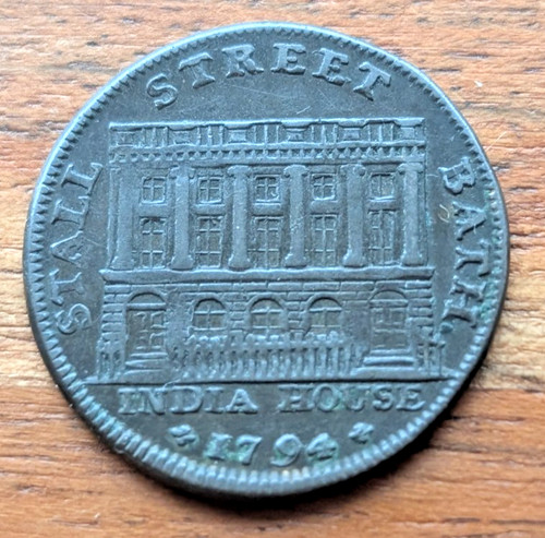 Token somerset bath farthing - bath,