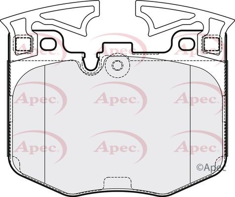 Apec front brake - front,