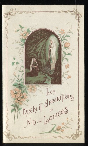 Antique holy card our lady - antique,