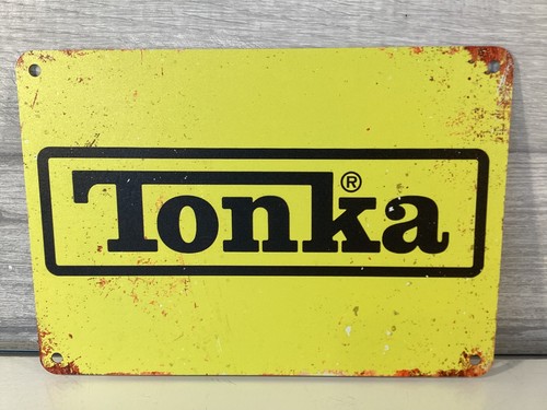 Tonka metal sign - tonka,