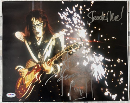 Ace frehley signed photo 11x14 - frehley,