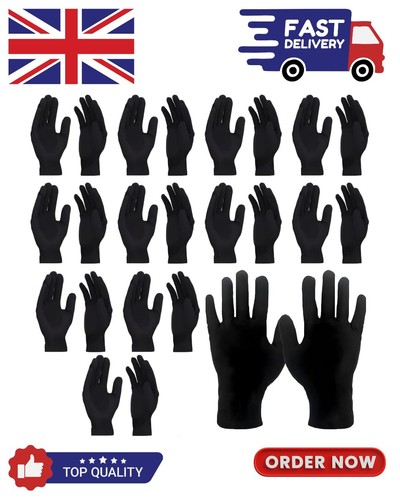 24pcs black cotton - 24pcs, gloves